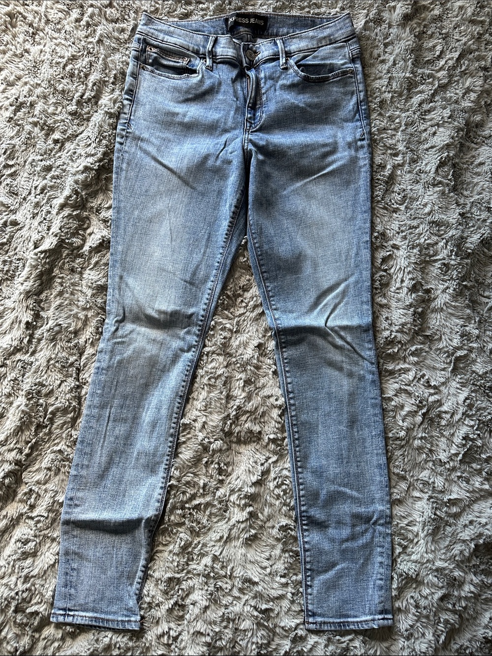 Express Light Blue Skinny Jeans